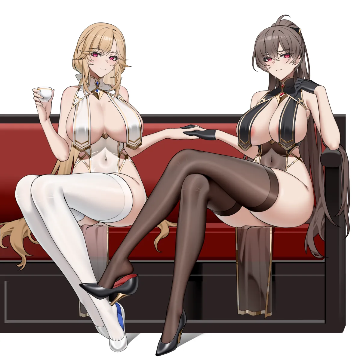 Jean Bart (Azur Lane), Richelieu (Azur Lane) by Wsfw