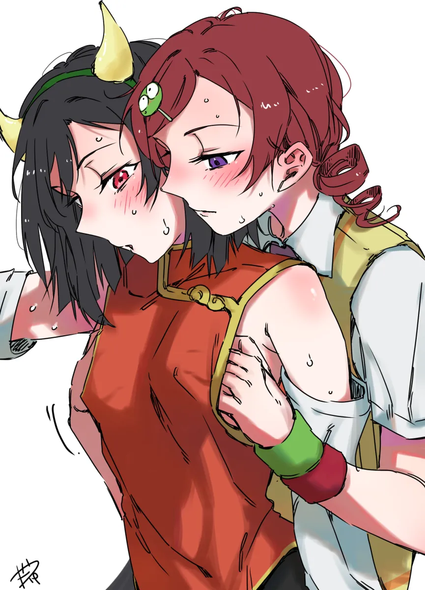 Nishikino Maki, Yazawa Nico by Surfacedxxc