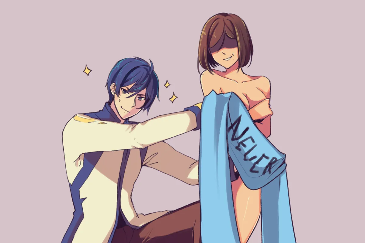 Kaito (Vocaloid), Meiko (Vocaloid) by Yen-Mi