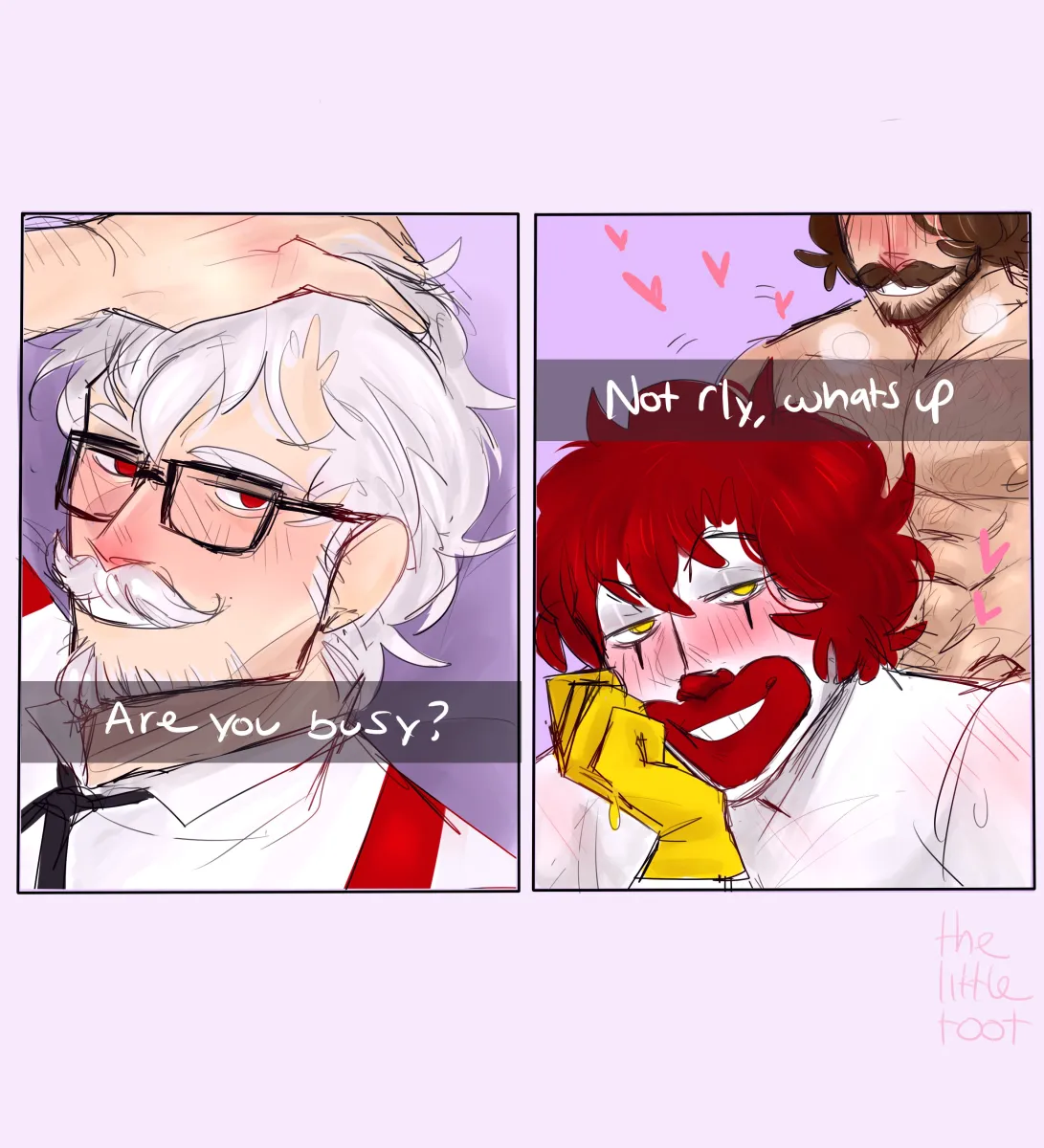 Ronald Mcdonald, Colonel Sanders by Big Boobie Town (Lsinbin)