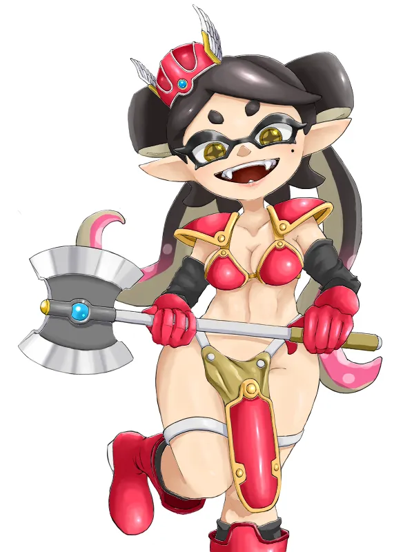 Callie (Splatoon), Warrior (Dq3) by Sheoknight
