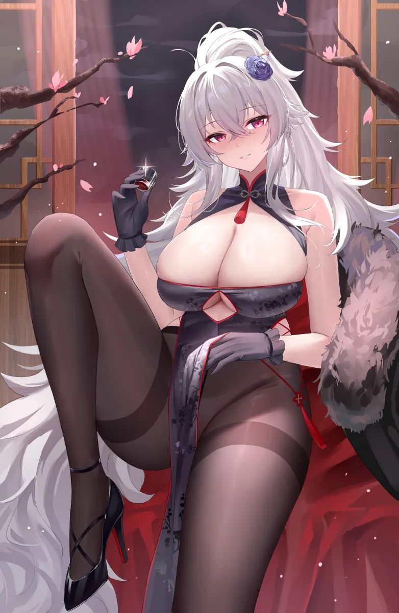 Graf Zeppelin (Azur Lane), Graf Zeppelin (Intoxicating Crimson) (Azur Lane) by Kafeifeifeifeifeifei Jiemo Jun