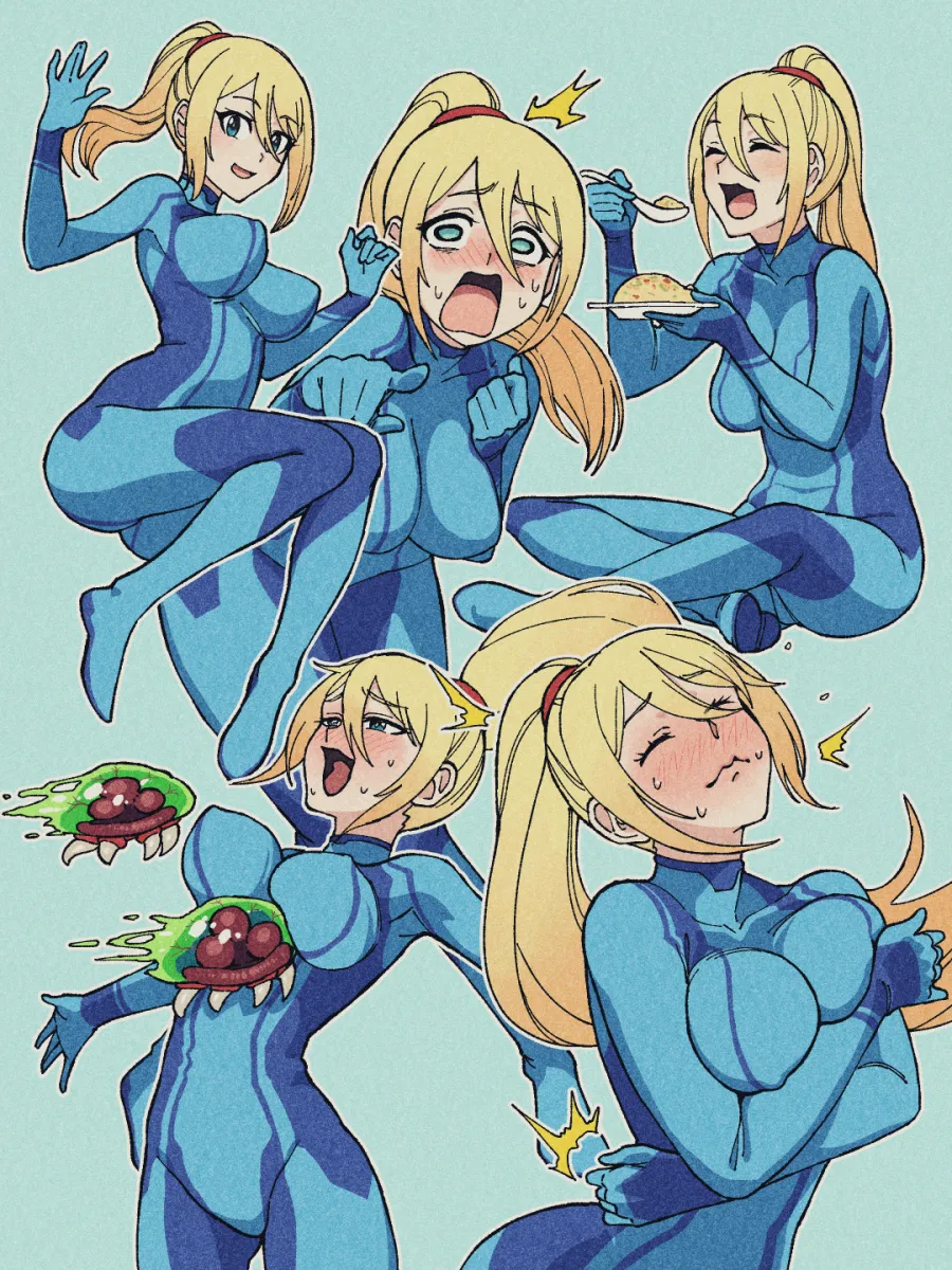 Samus Aran, Darkness (Konosuba) by Byackopath (Artist)