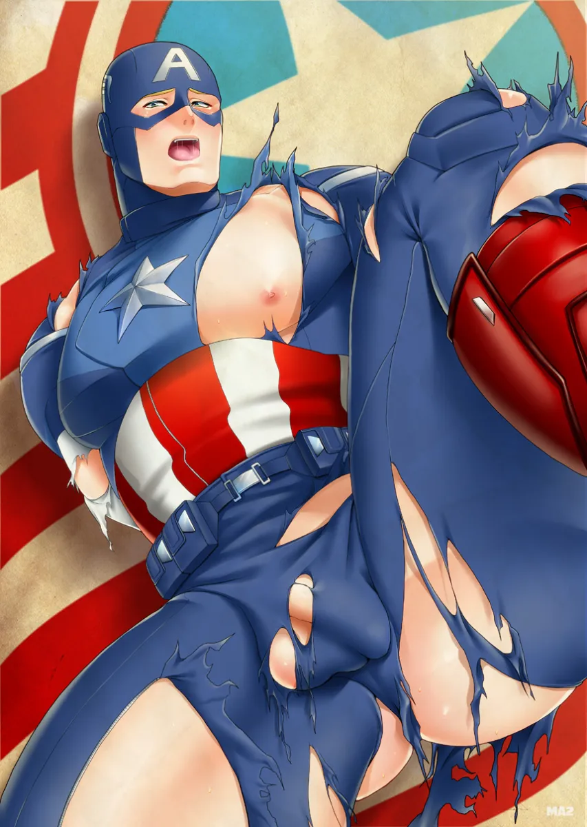 Steve Rogers, Captain America by Mxsxe