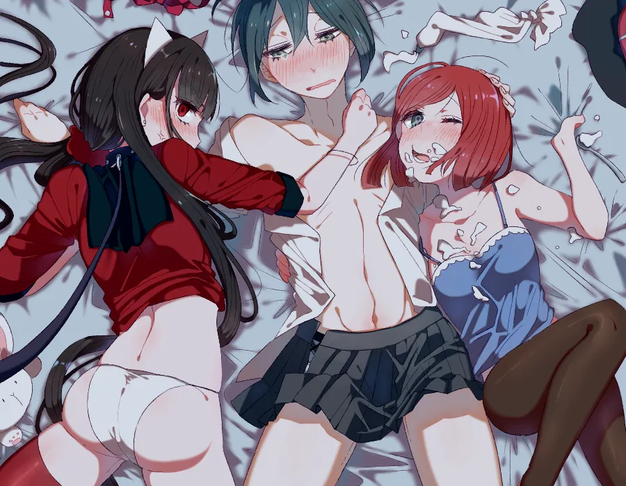 Saihara Shuichi, Harukawa Maki by Jian Jing