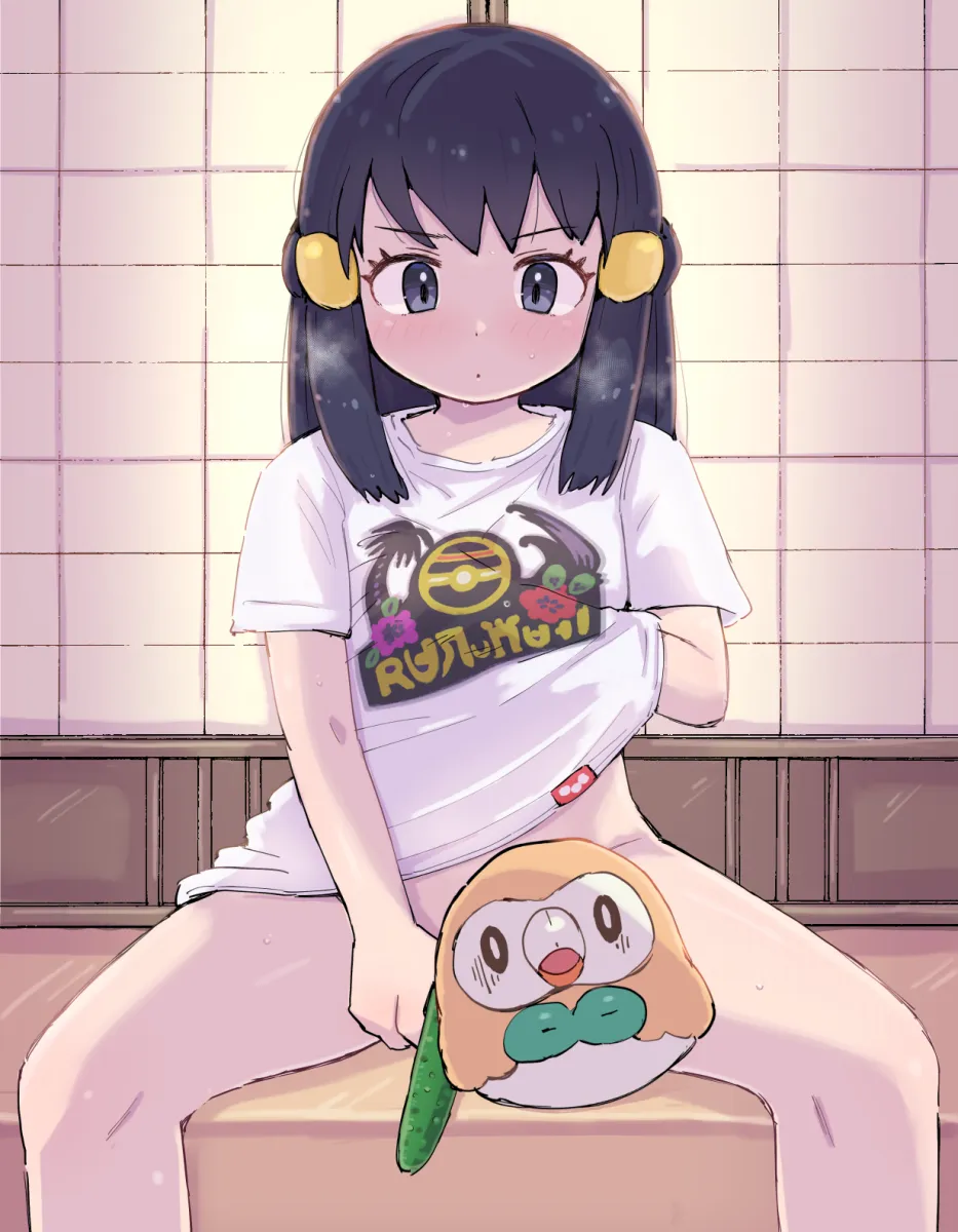 Akari (Pokemon), Rowlet by Kutabireta Neko