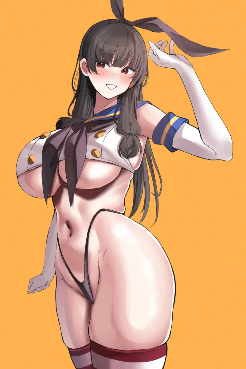 Shimakaze (Kancolle), Isokaze (Kancolle) by Tf Cafe