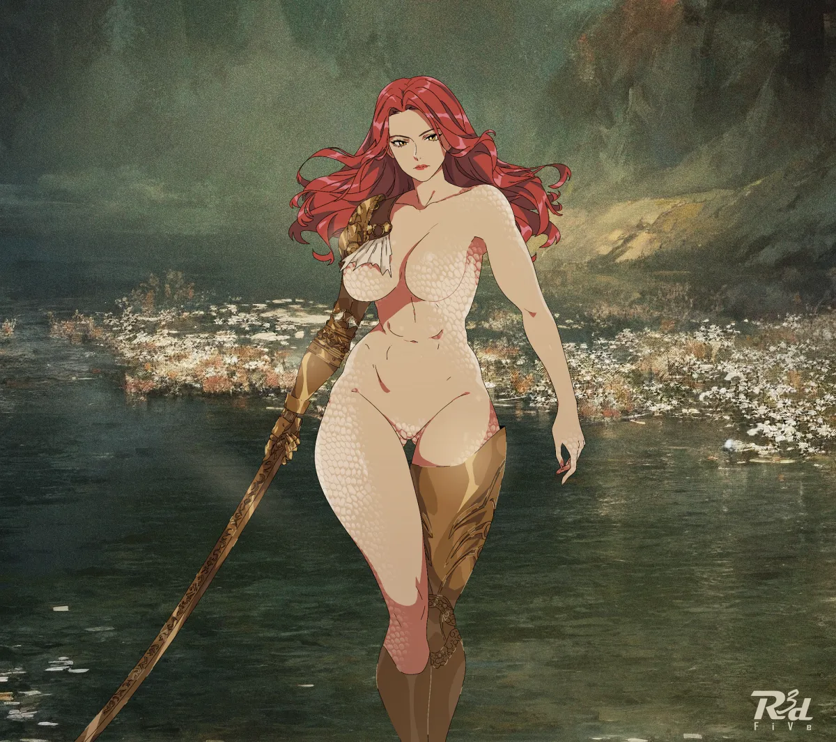 Malenia Blade Of Miquella, Malenia Goddess Of Rot by R3Dfive