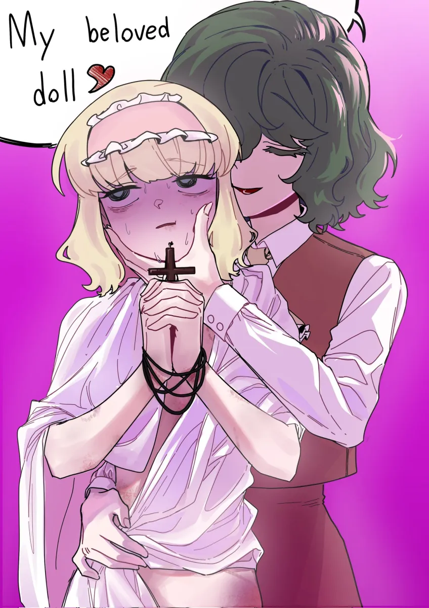 Alice Margatroid, Kazami Yuuka by Lovelobten