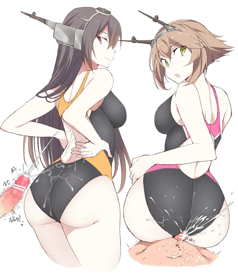 Nagato (Kancolle), Mutsu (Kancolle) by Shigino Sohuzi