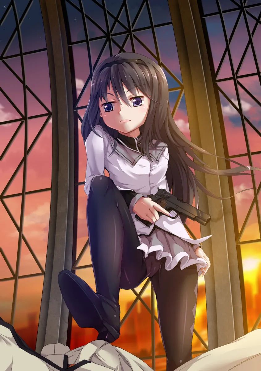 Akemi Homura, Akemi Homura (Magical Girl) by Sirills