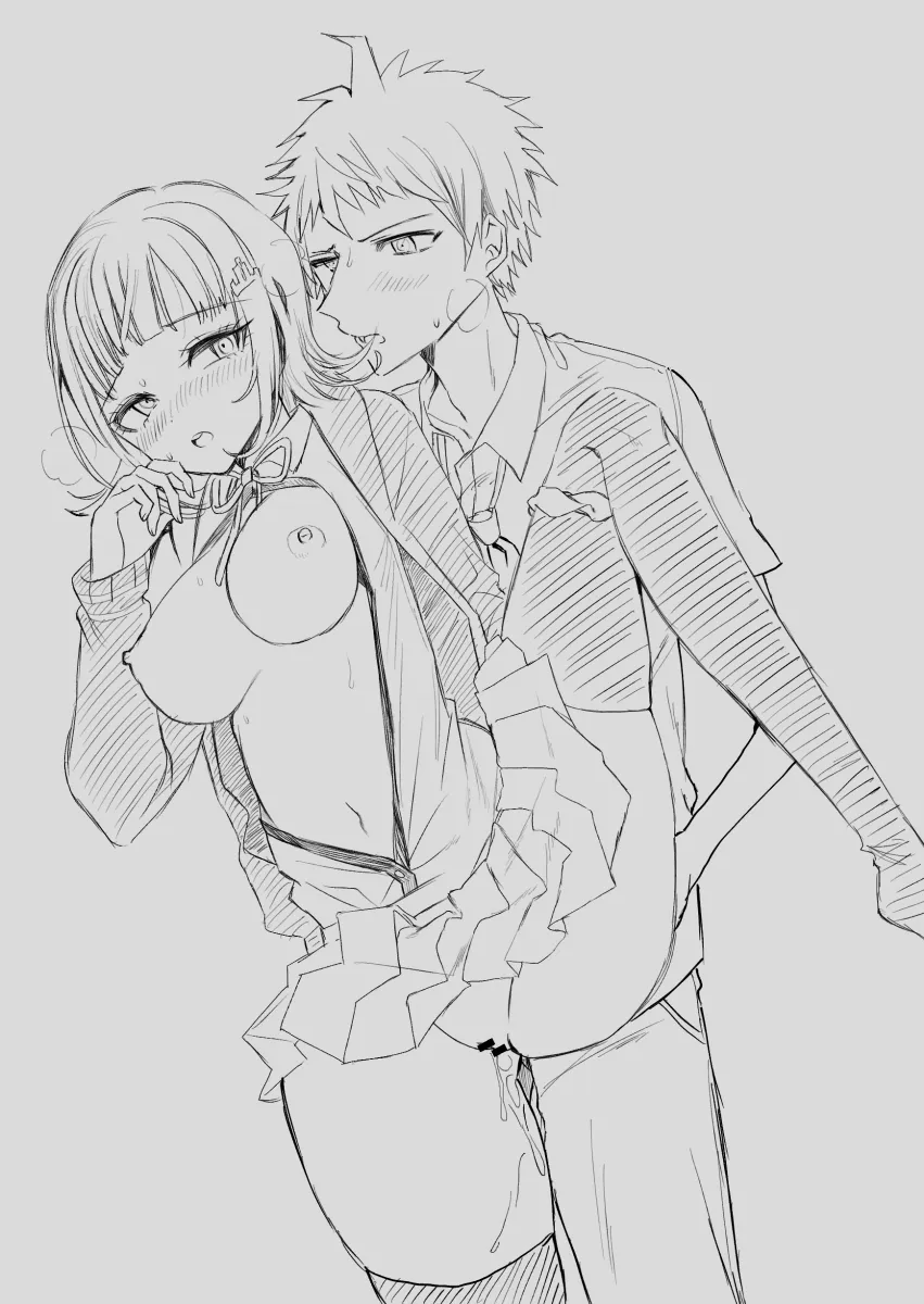 Nanami Chiaki, Hinata Hajime by Mizu Matawa Nurumayu
