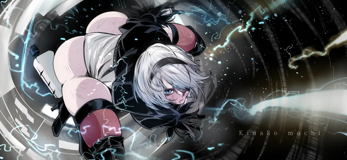 2B (Nier:automata) by Kinakomochi (User Vedc2333)