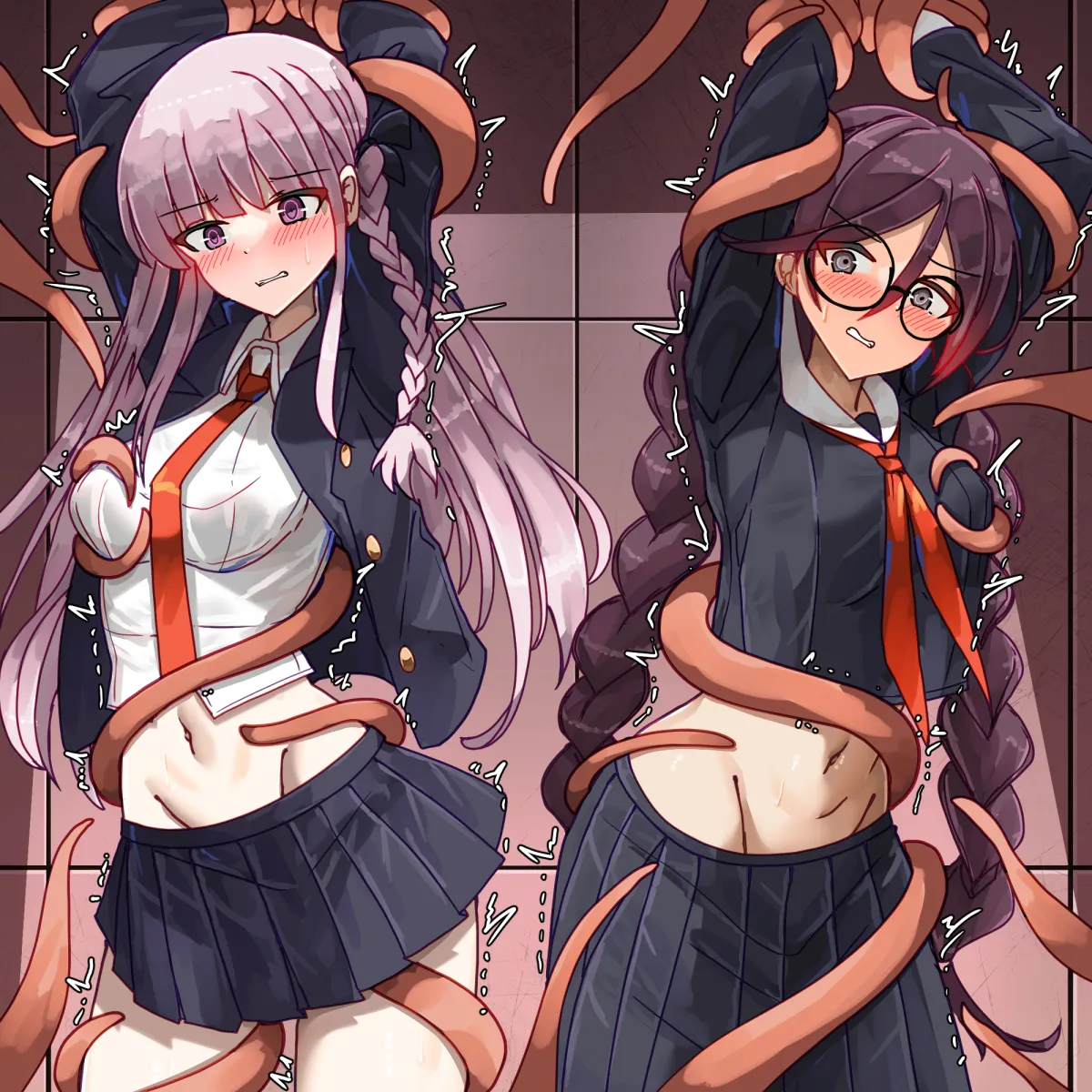 Kirigiri Kyoko, Fukawa Toko by Bakasp-Lilzy
