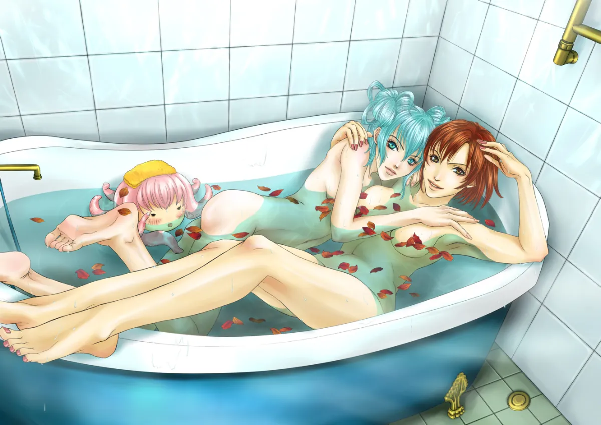 Hatsune Miku, Megurine Luka by Raimonkisuke