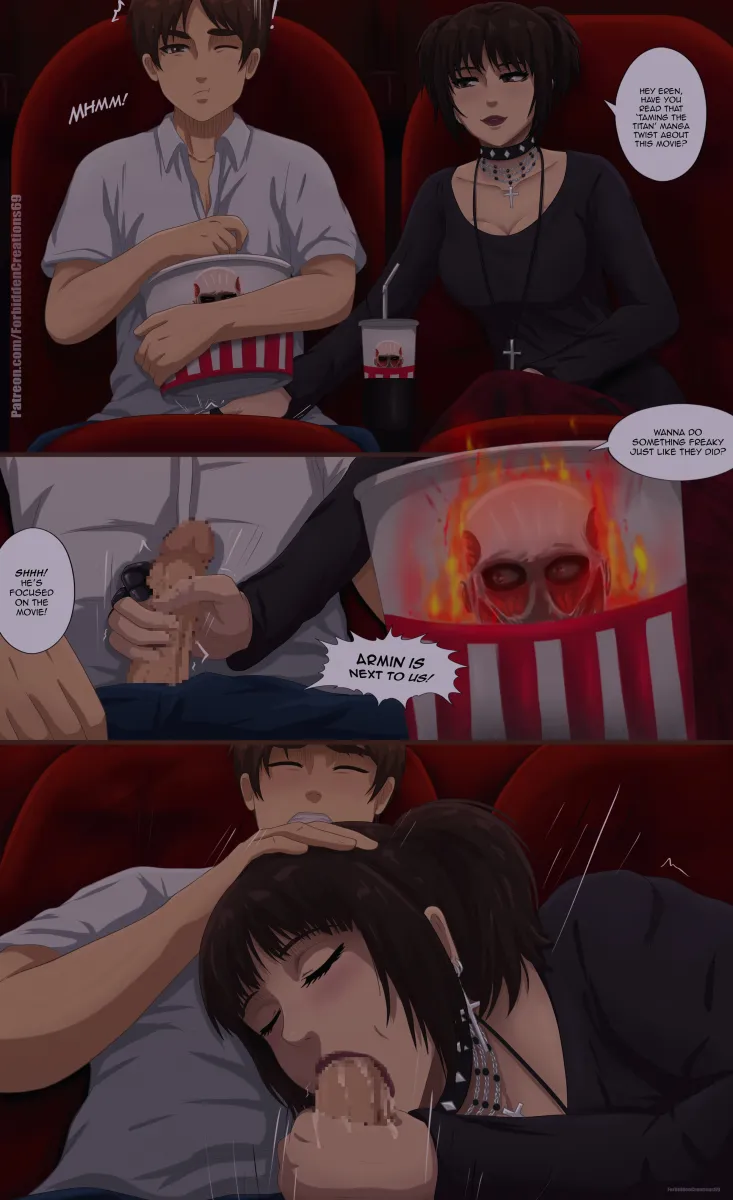 Mikasa Ackerman, Eren Yeager by Forbidden Creations69