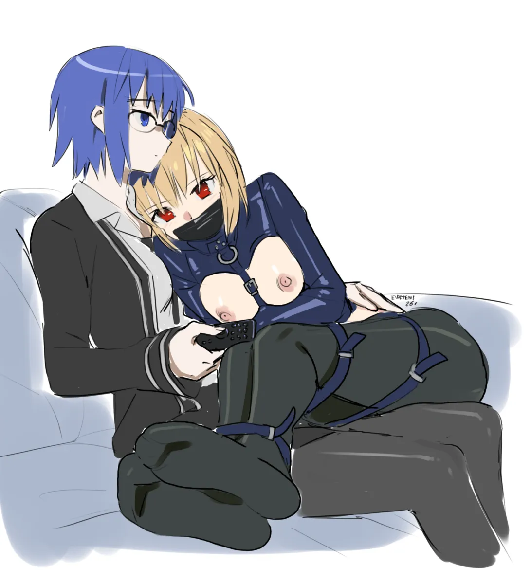 Arcueid Brunestud, Ciel (Tsukihime) by Eudetenis