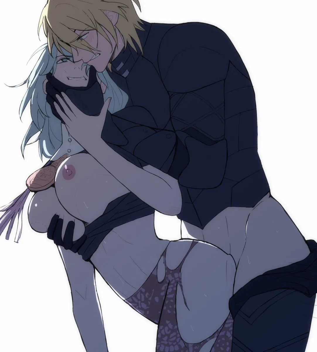 Female Byleth (Fire Emblem), Dimitri Alexandre Blaiddyd by Karini
