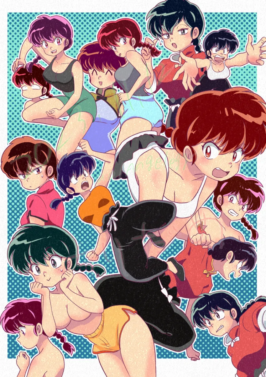 Saotome Ranma, Saotome Ranma (Female) by 01Angelegg