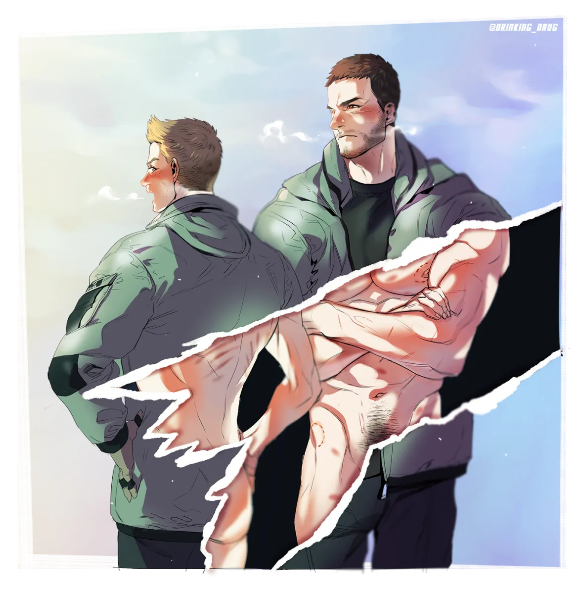 Chris Redfield, Piers Nivans by Gge (Gebback Dark)