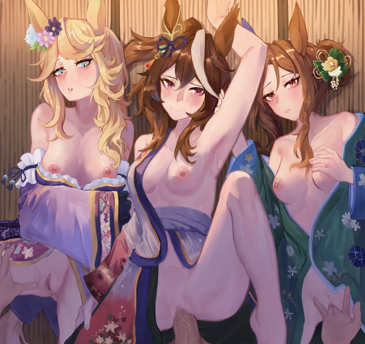 Symboli Rudolf (Umamusume), King Halo (Umamusume) by Bahhkarh
