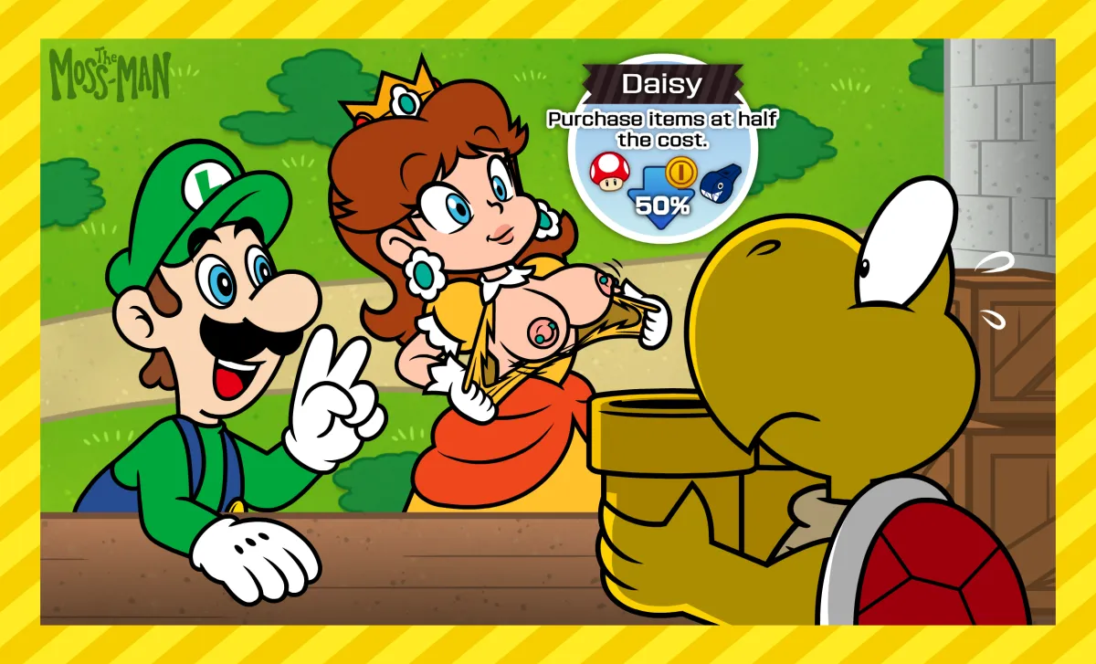 Princess Daisy, Luigi by The Moss-Man