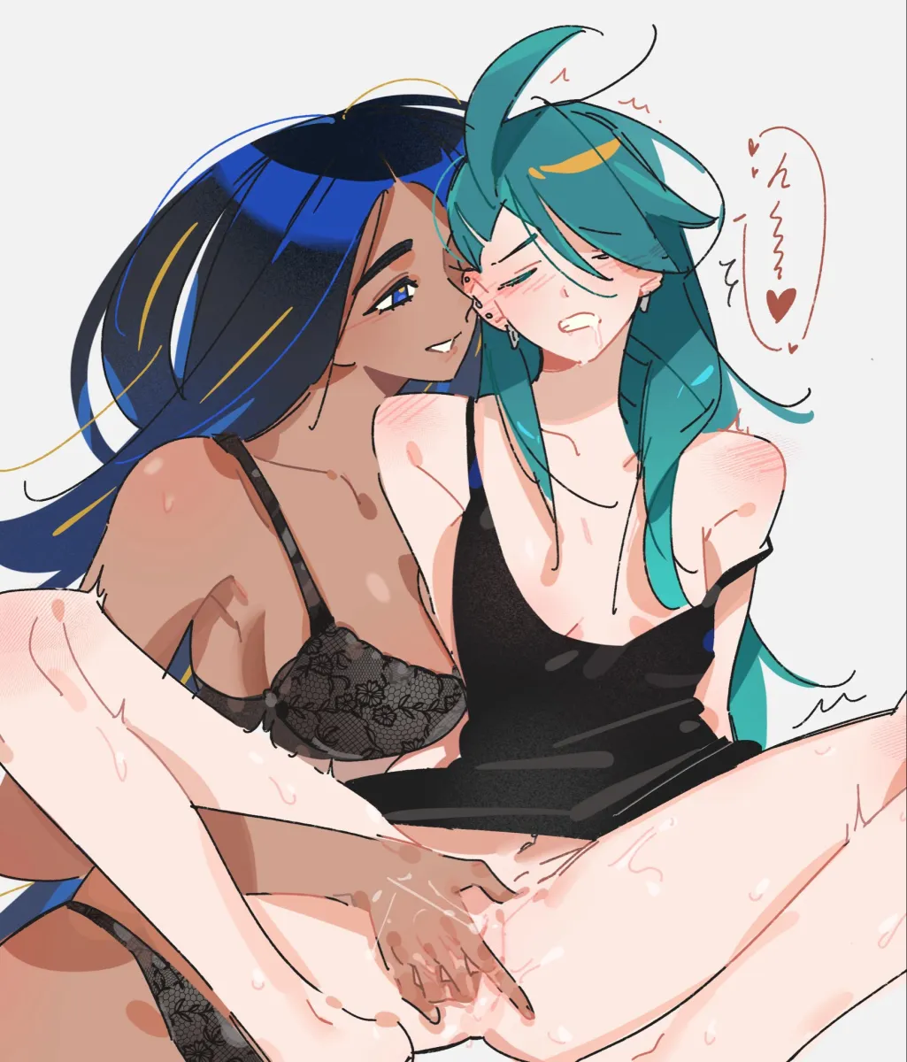 Rika (Pokemon), Geeta (Pokemon) by Nanaasuzy