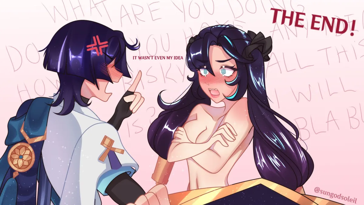 Scaramouche (Genshin Impact), Wanderer (Genshin Impact) by Albedo (Xieow)