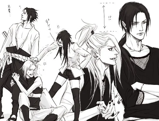 Uchiha Sasuke, Uchiha Itachi by Lily (Artist)