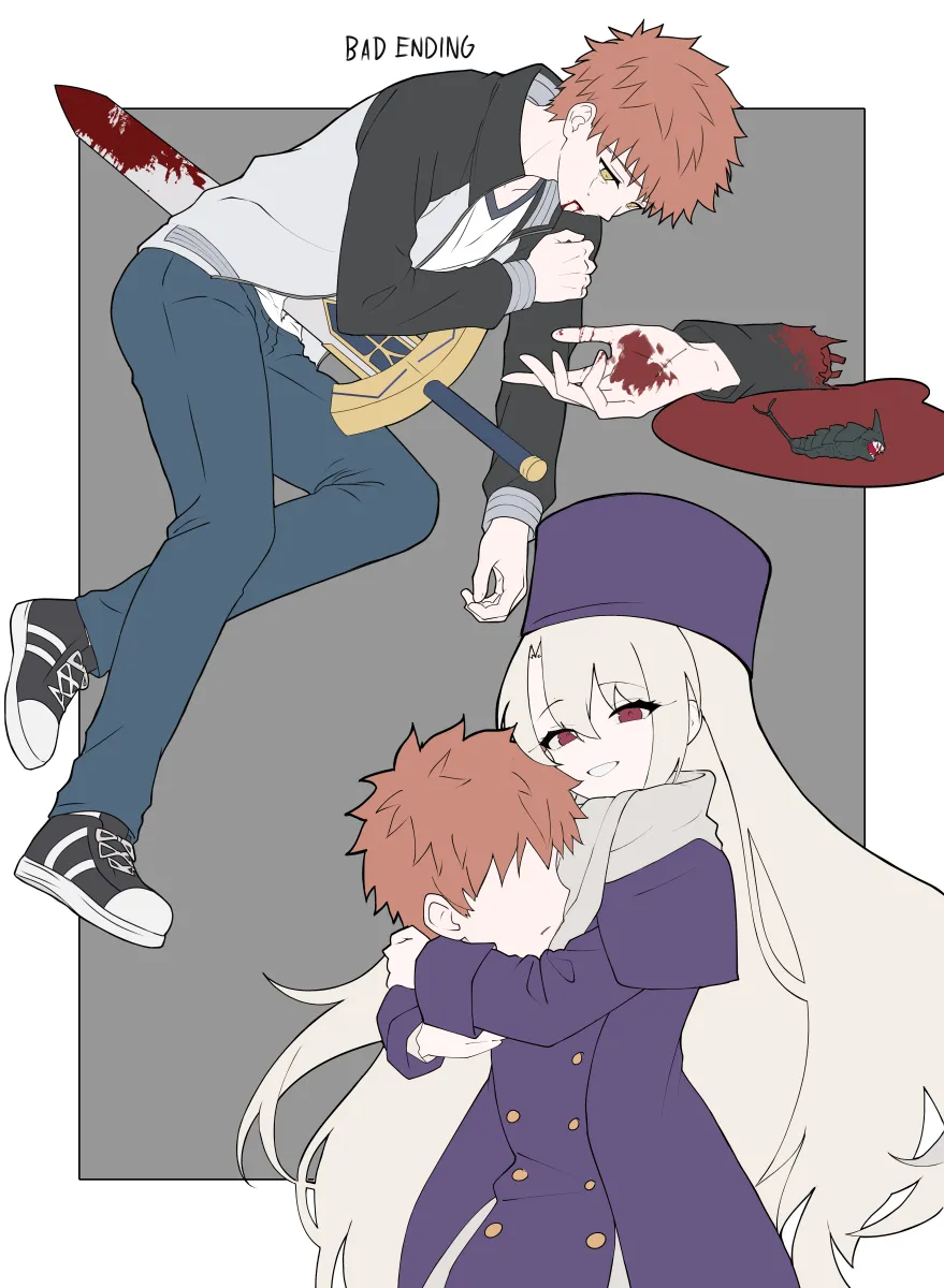 Illyasviel Von Einzbern, Emiya Shirou by Shokobr