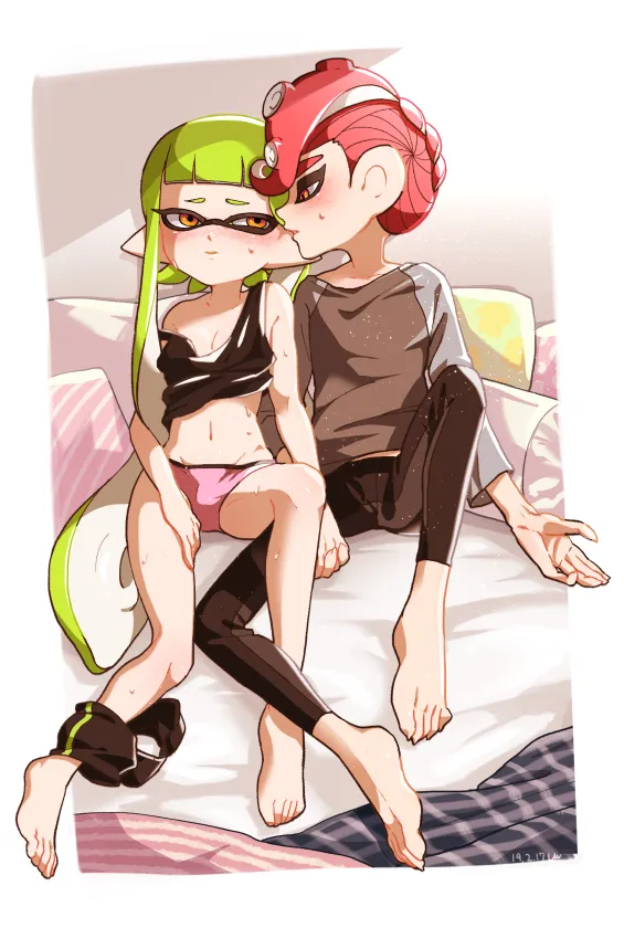 Inkling Player Character, Inkling Girl by Yeneny
