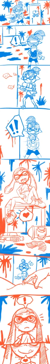 Inkling Player Character, Inkling Girl by Skg