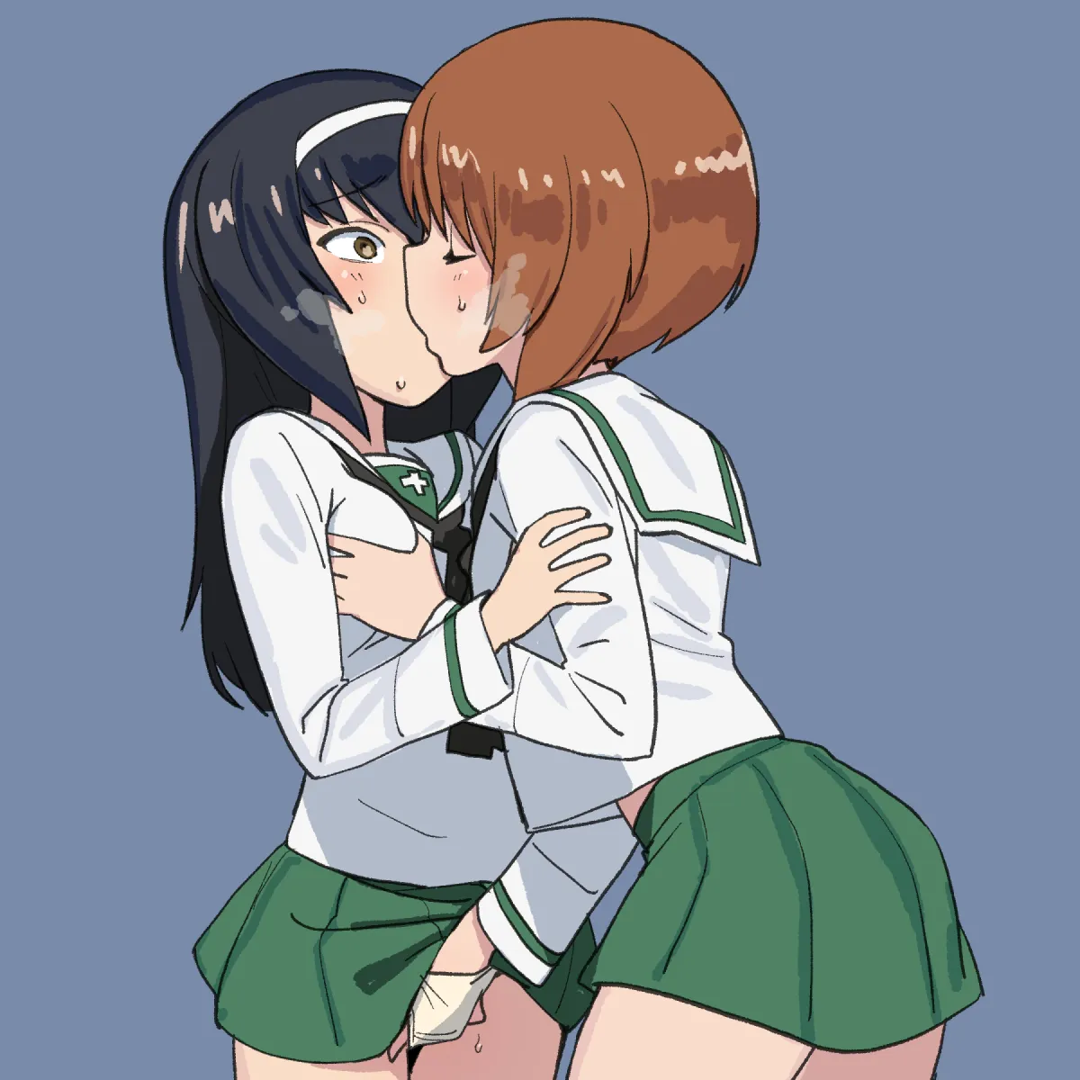 Nishizumi Miho, Reizei Mako by Onsen Tamago (Hs Egg)