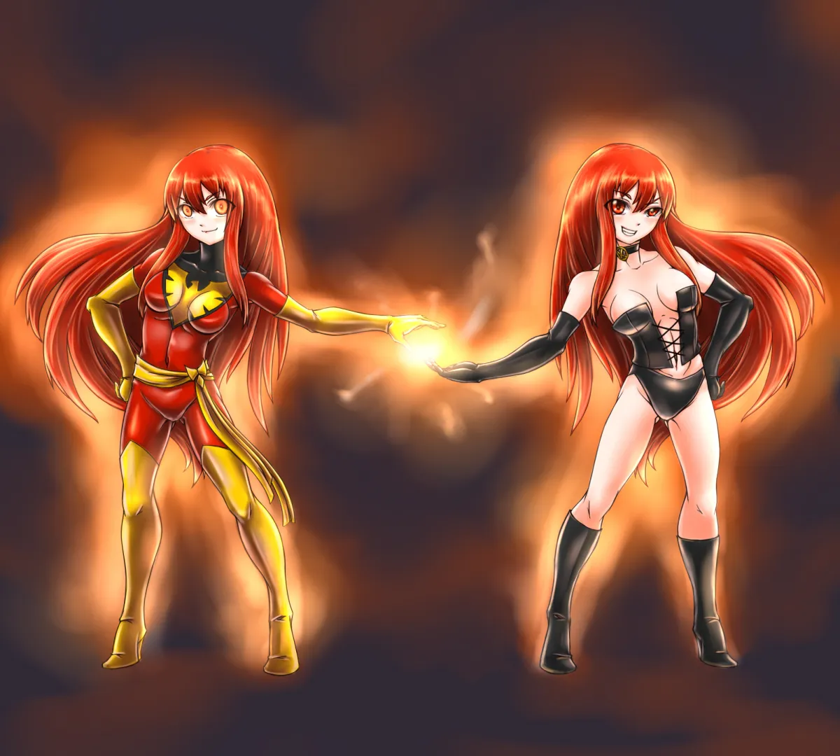 Shana, Dark Phoenix by Leebigtree