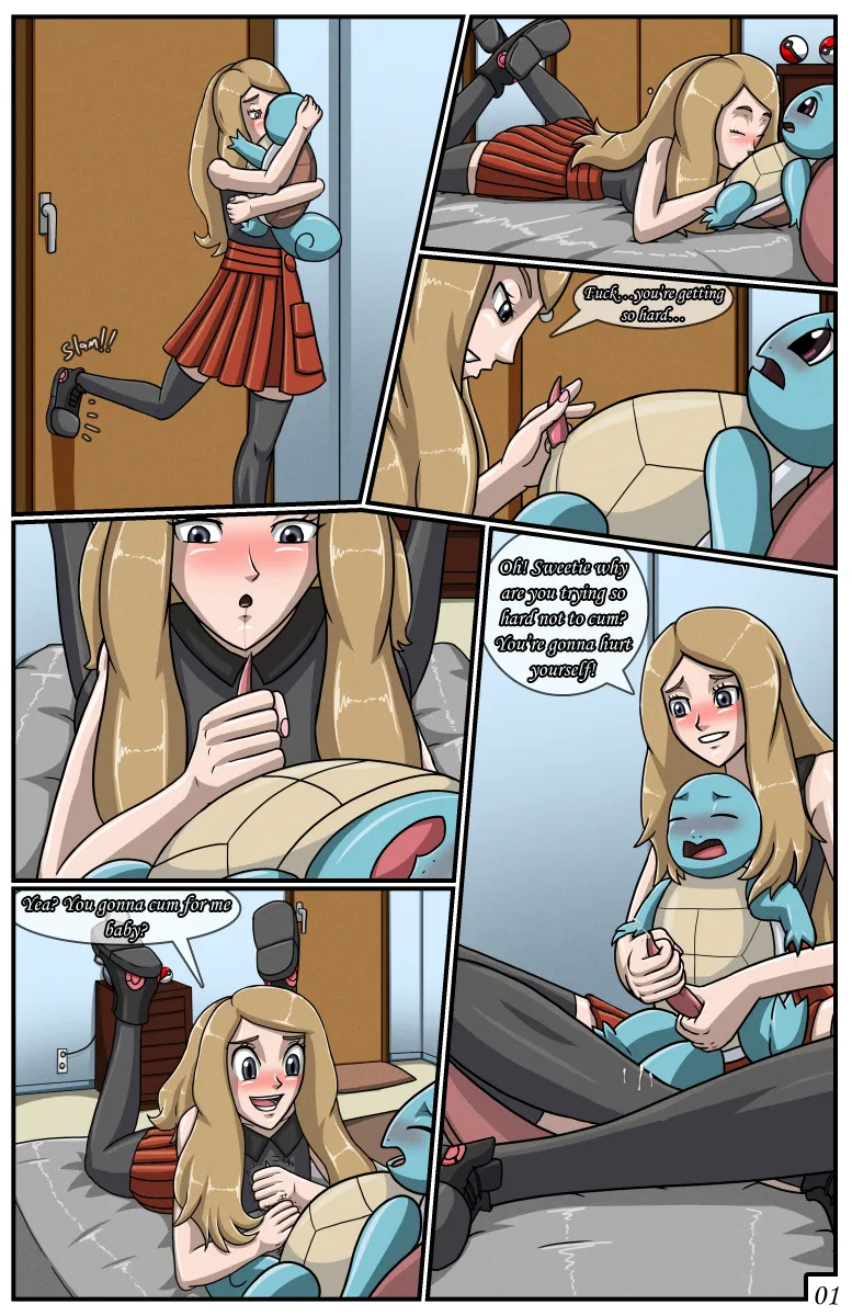 Serena (Pokemon), Squirtle by Artemis-Polara