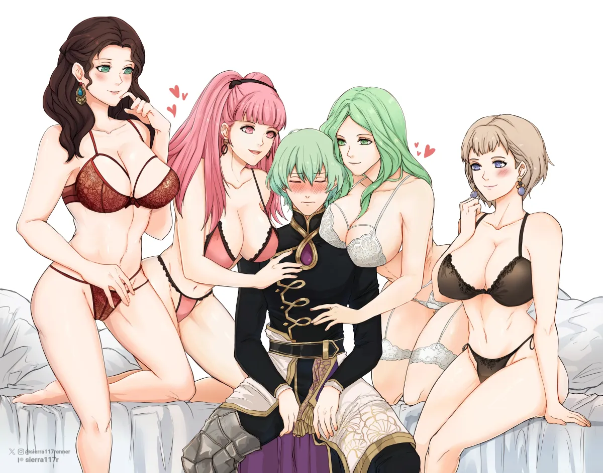 Male Byleth (Fire Emblem), Hilda Valentine Goneril by Sierra117Renner
