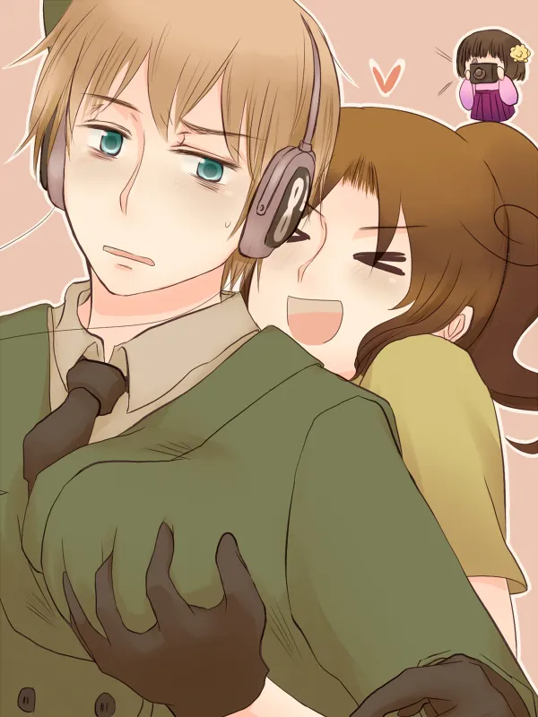 Japan (Hetalia), Northern Italy (Hetalia) by 12 (Michiho1119)