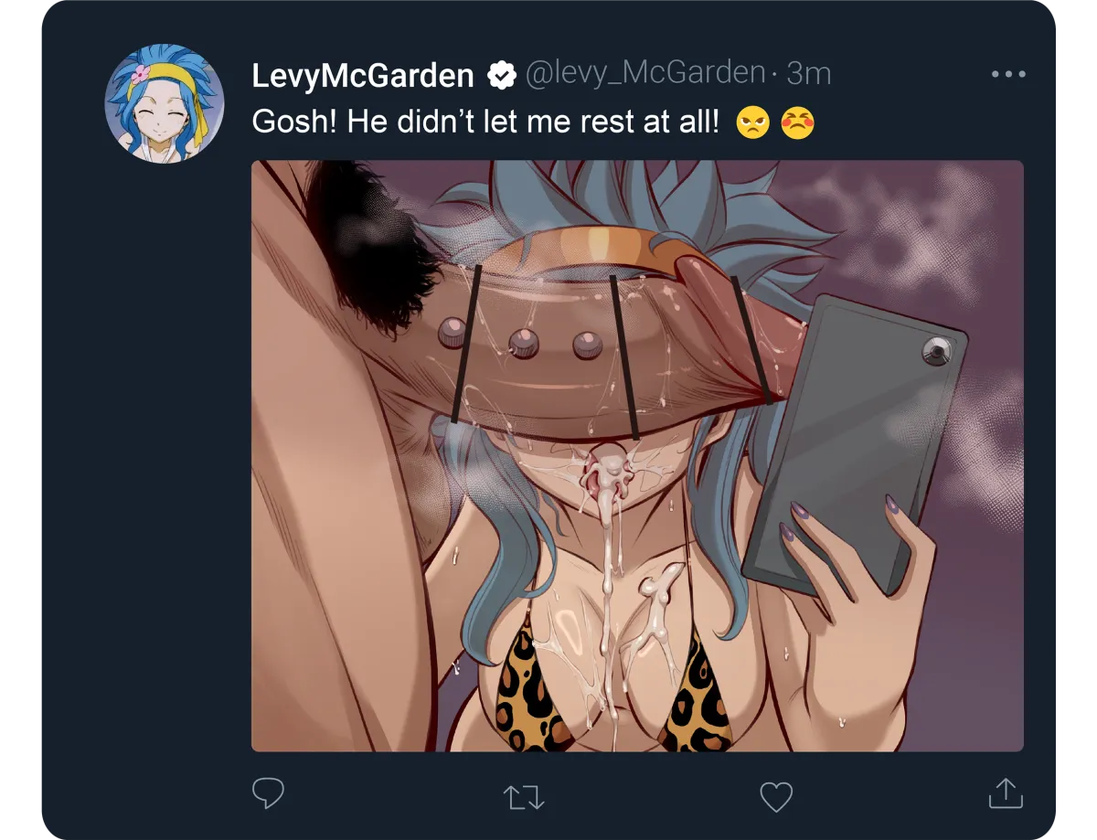Gajeel Redfox, Levy Mcgarden by Joshdinobarney