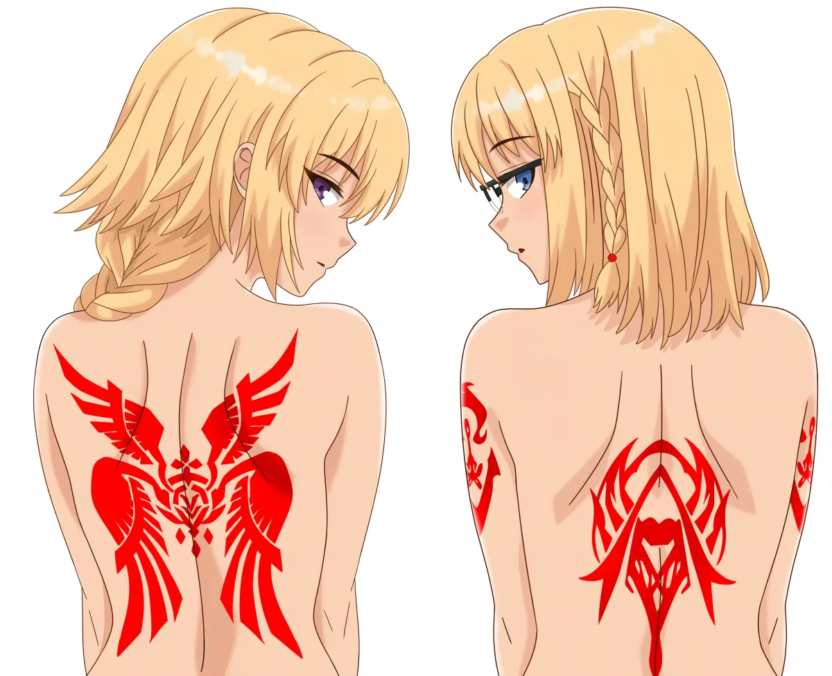 Jeanne D'arc (Fate), Sajou Ayaka (Fate/Strange Fake) by Justcuyo