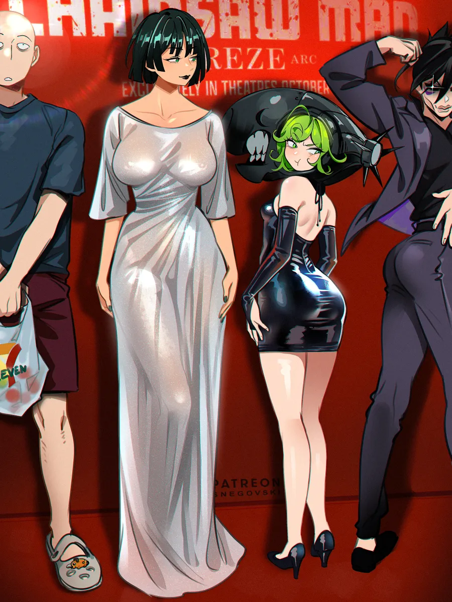 Reze (Chainsaw Man), Tatsumaki by Snegovski