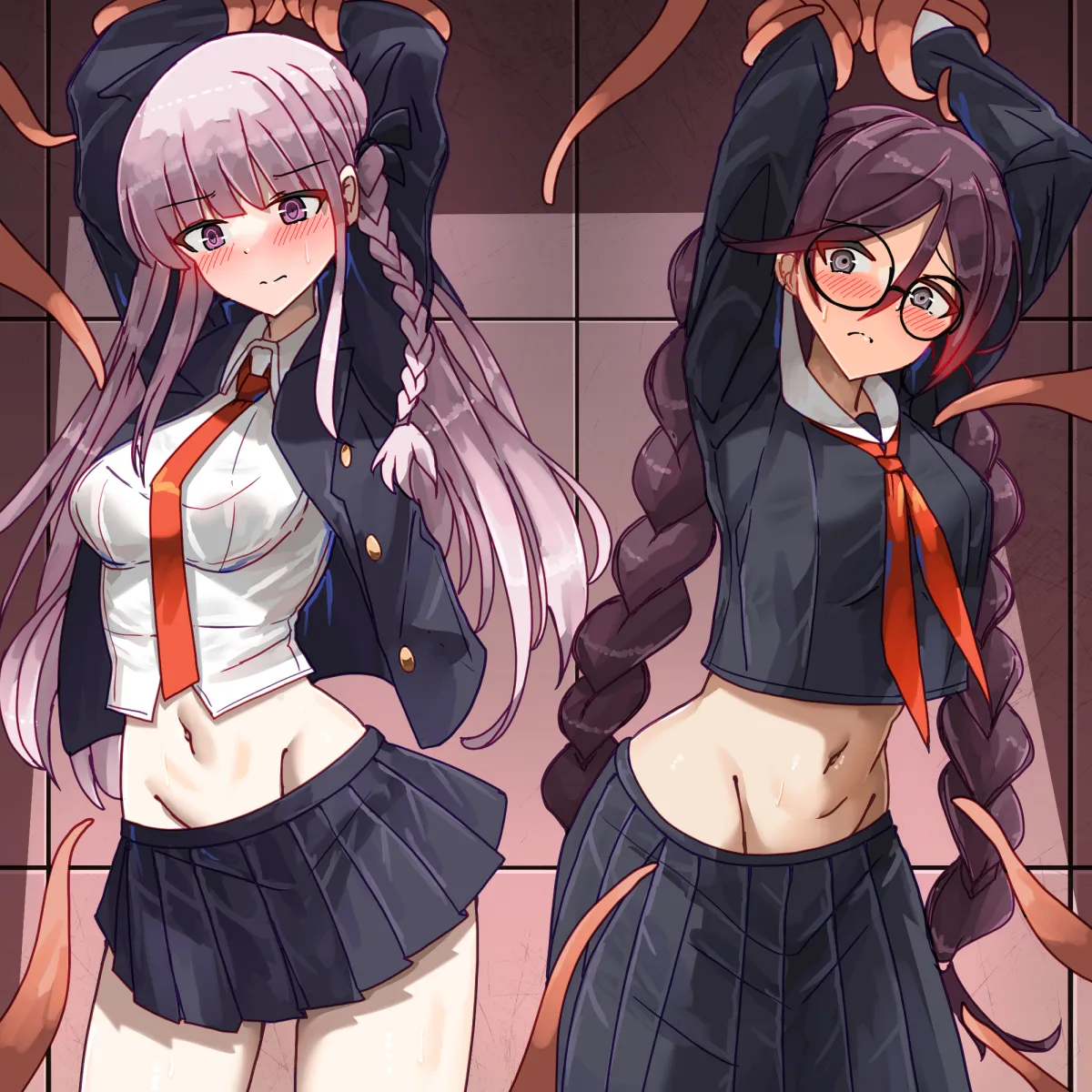 Kirigiri Kyoko, Fukawa Toko by Bakasp-Lilzy