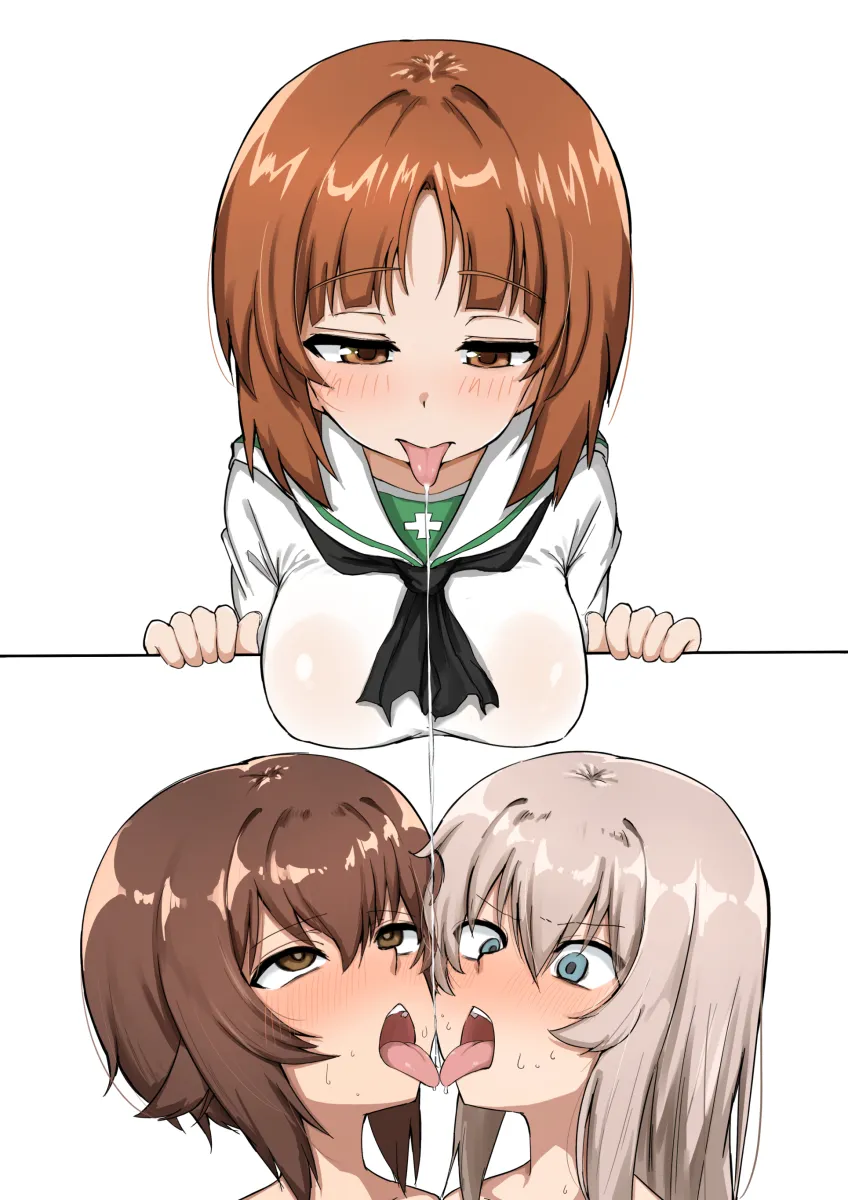 Nishizumi Miho, Nishizumi Maho by Chaarai