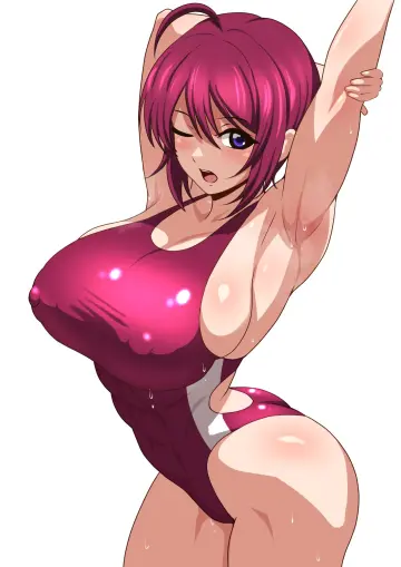 Red One-Piece Swimsuit