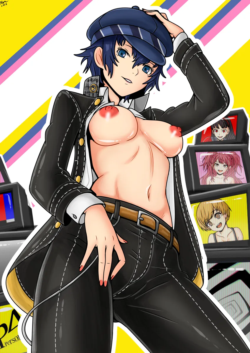 Shirogane Naoto, Satonaka Chie by Kaschmatz