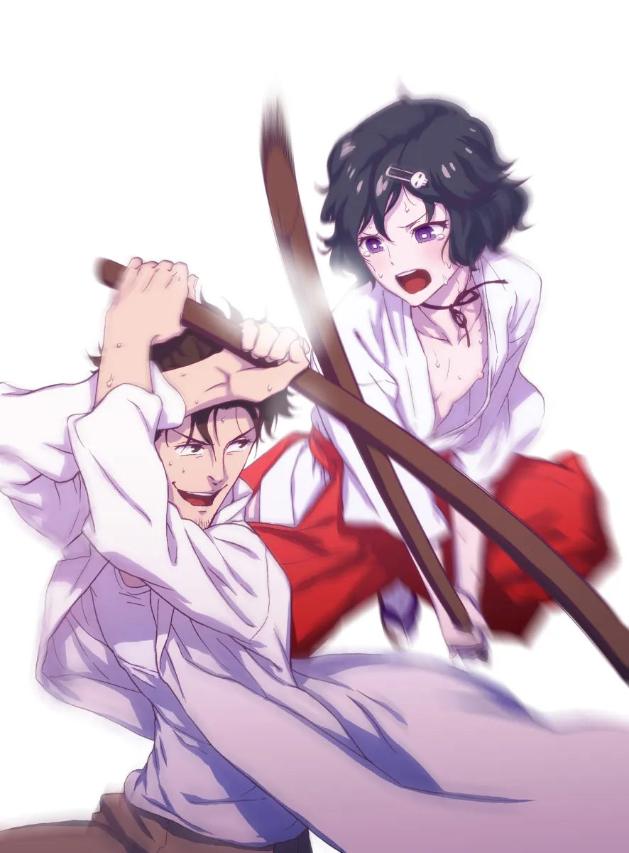 Okabe Rintarou, Urushibara Luka by Fetishist