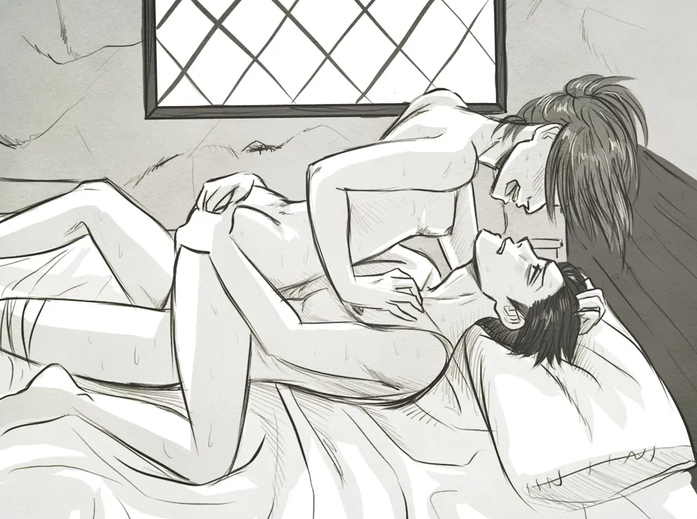 Levi (Shingeki No Kyojin), Hange Zoe by Drinkyourfuckingmilk