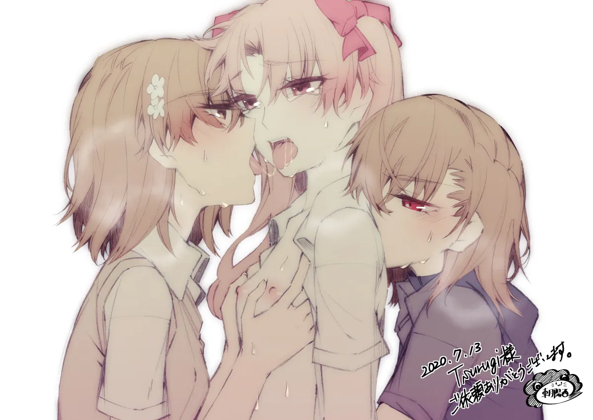 Misaka Mikoto, Shirai Kuroko by Higashizukihi Sei