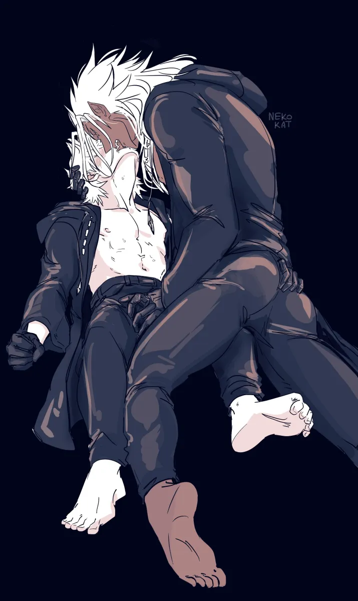 Roxas, Xemnas by Nekokat42