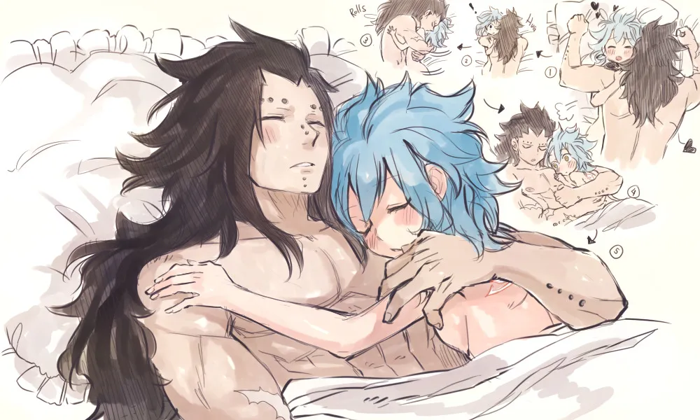 Gajeel Redfox, Levy Mcgarden by Rusky