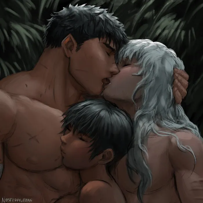 Guts (Berserk), Griffith (Berserk) by Aki (Akistrike)